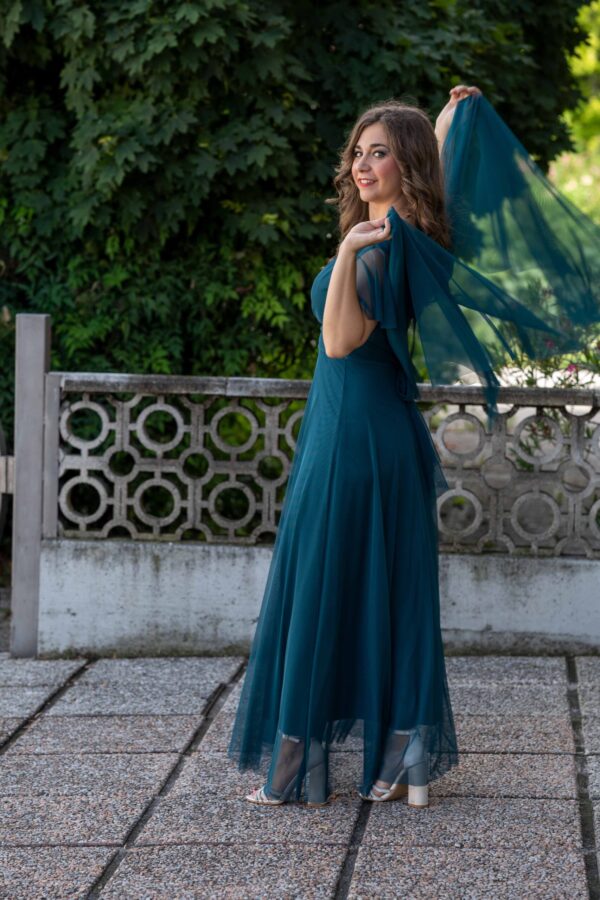 Abito Sofia - Petrolio - immagine 2