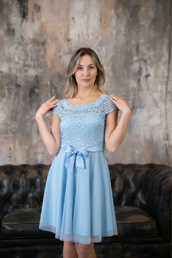 Abitino in Pizzo - Azzurro - immagine 3