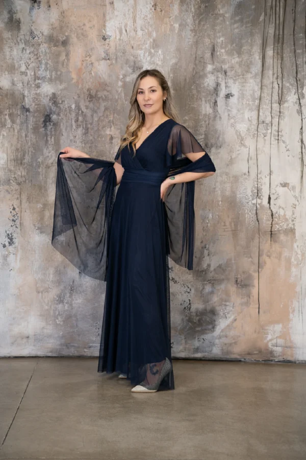 Stola Tulle - Blu Notte