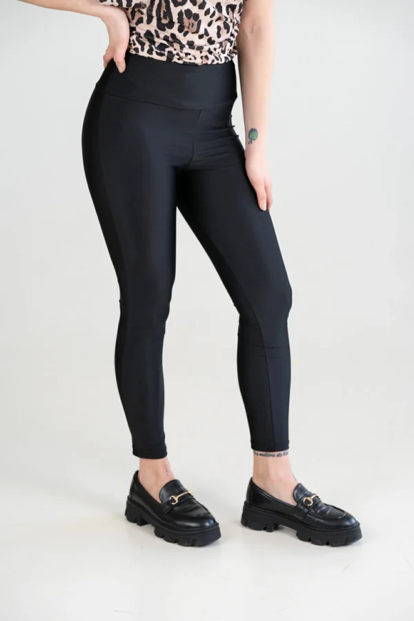 Leggings Lucido - Nero - immagine 2