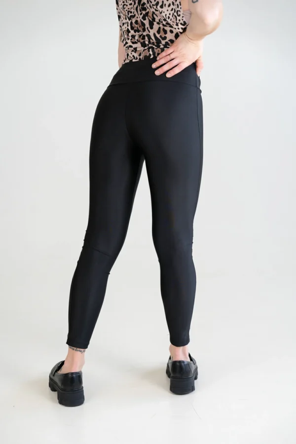 Leggings Lucido - Nero - immagine 3
