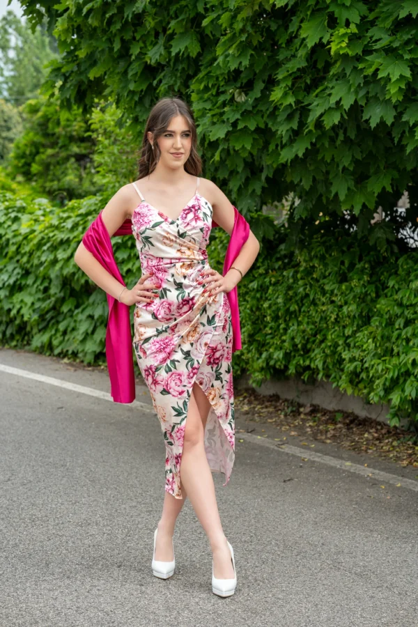 Stola Raso - Bright Pink