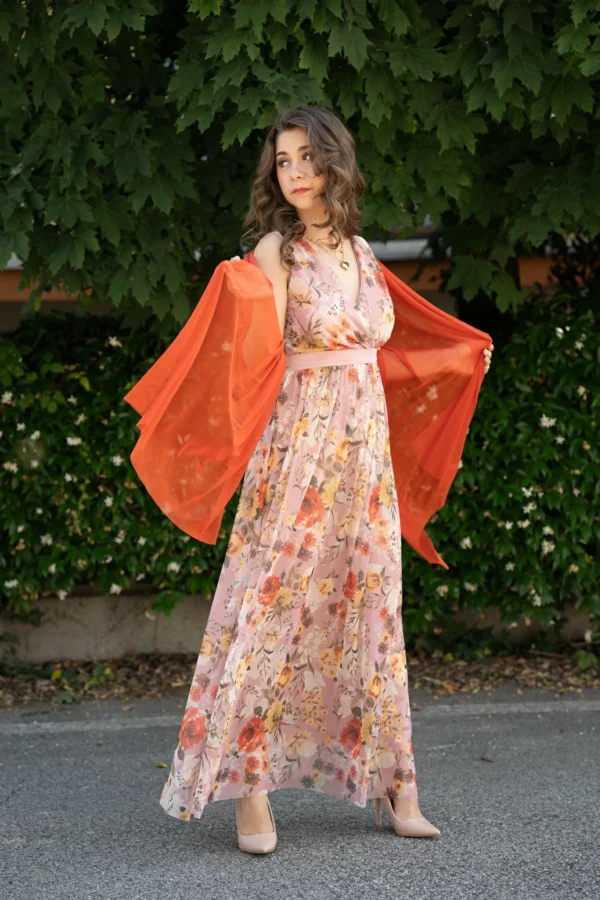 Abito Helena - Rosa / Corallo