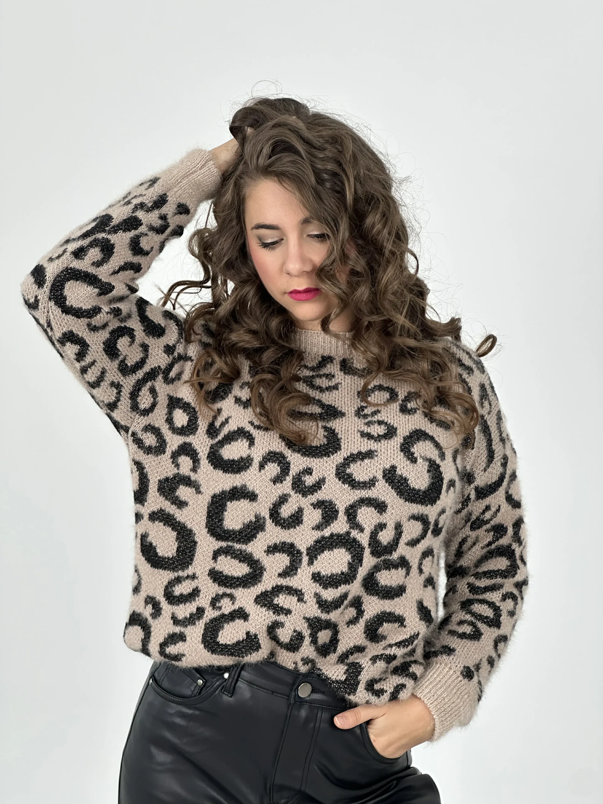 MAGLIONE LEOPARDATO Ribes