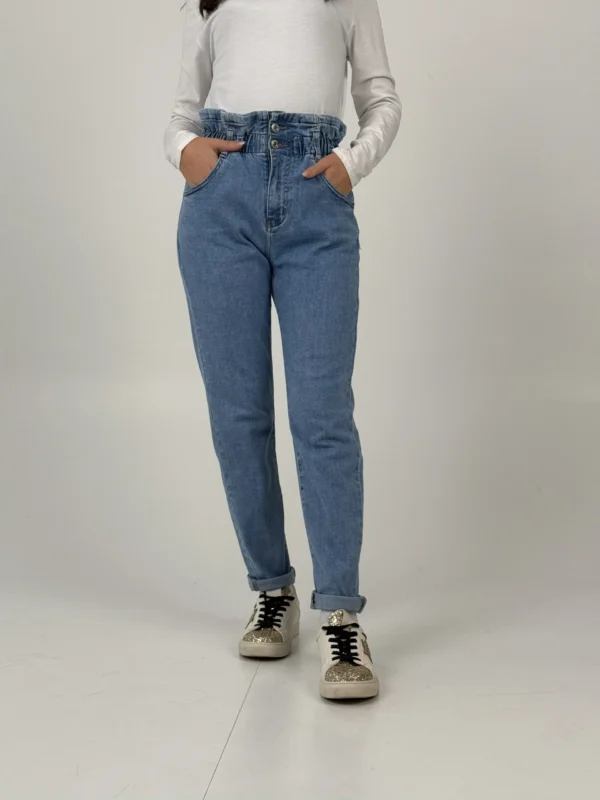 Jeans Caramella - Denim Chiaro - immagine 2