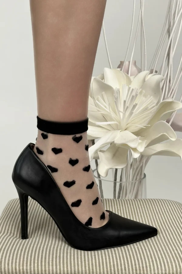 Calzino Romantique Cuori