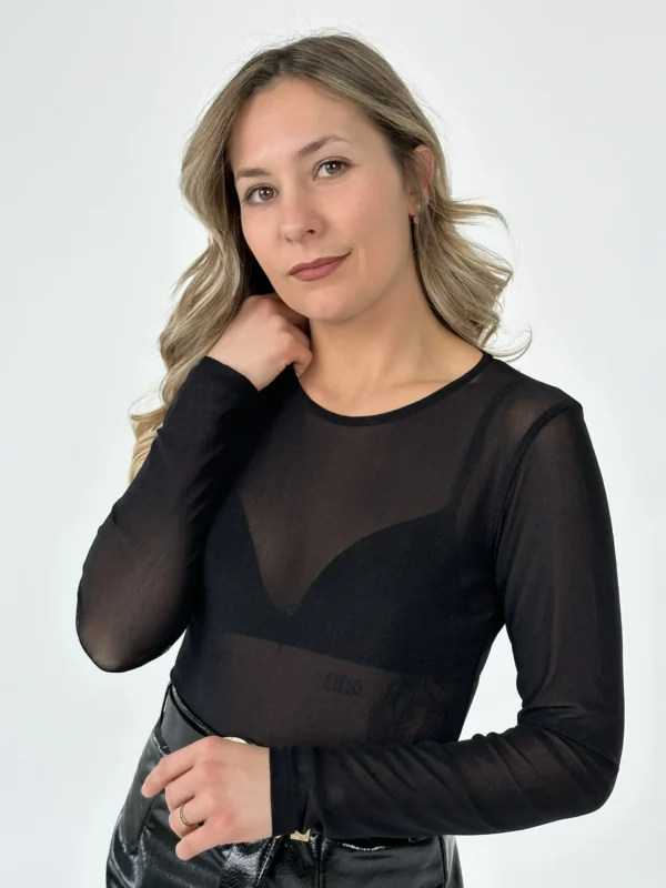 Body Basic Viscosa - Nero
