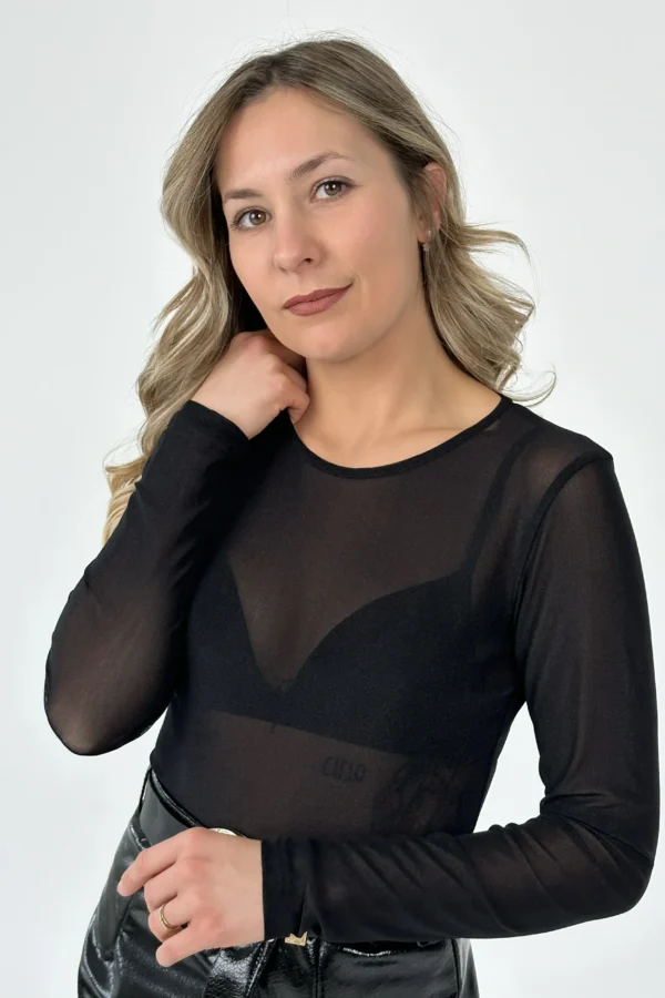 Body Basic Viscosa - Nero