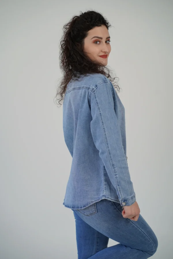 Shacket Jeans Perline - immagine 4