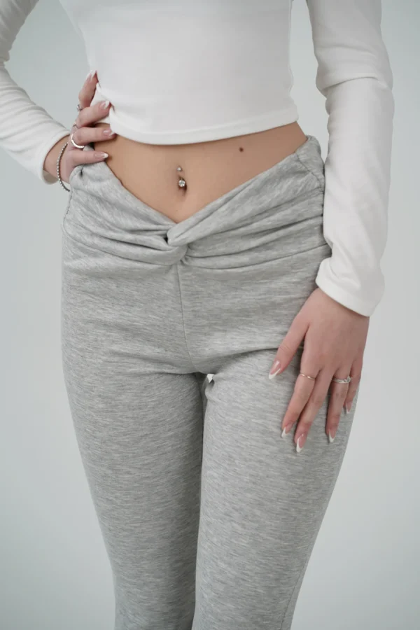 Pantalone Intreccio - Grigio - immagine 4