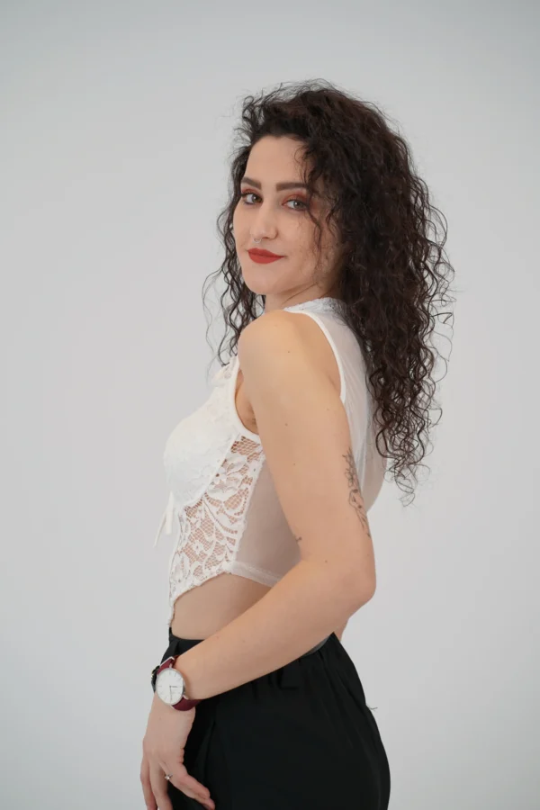 Corsetto Pizzo - Bianco - immagine 4