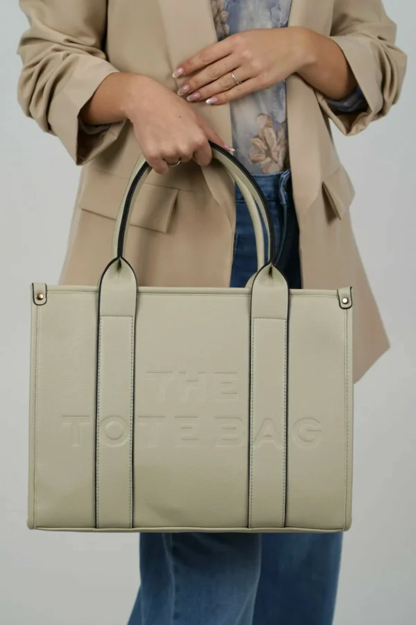Borsa The Tote Bag Maxi - Beige