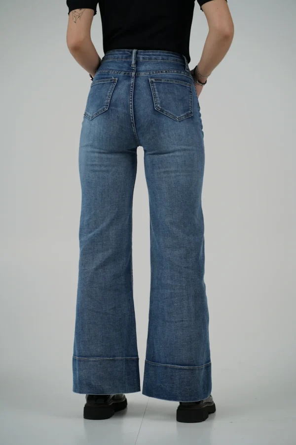 Jeans Wide Leg Risvolto - immagine 4