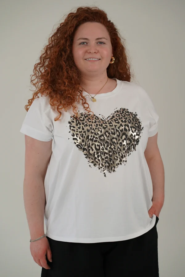 T-Shirt Cuore Animalier - immagine 8
