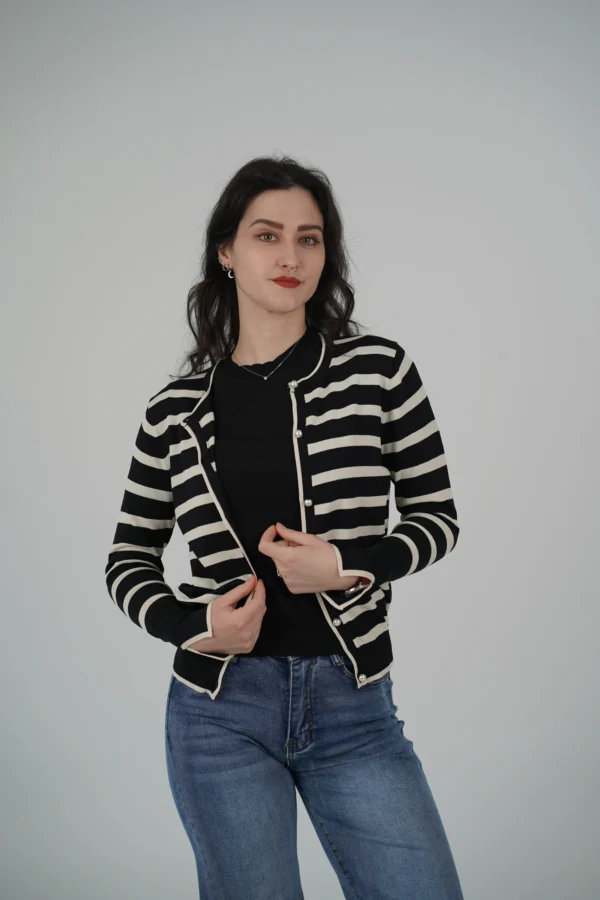 Cardigan Bottoni Perlina