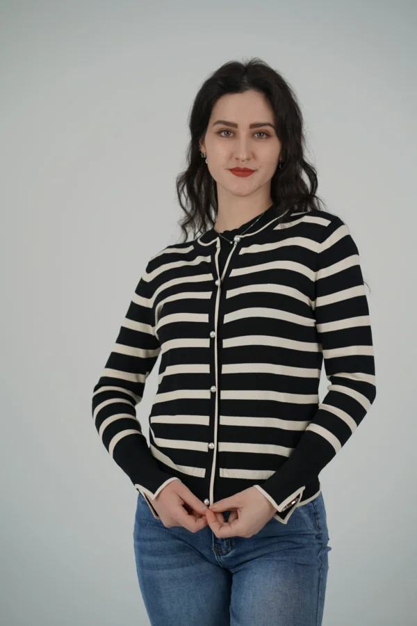 Cardigan Bottoni Perlina - immagine 2
