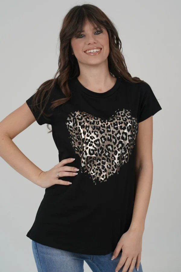T-Shirt Cuore Animalier
