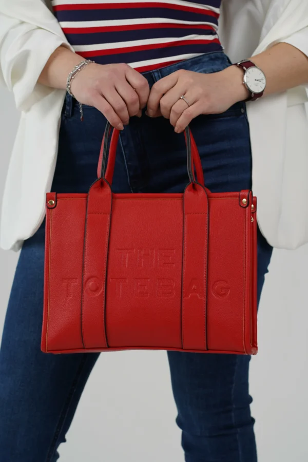 Borsa The Tote Bag Medium - Rosso
