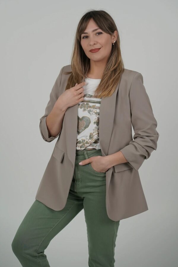 Blazer Sophie Sfoderato - Mocha Mousse