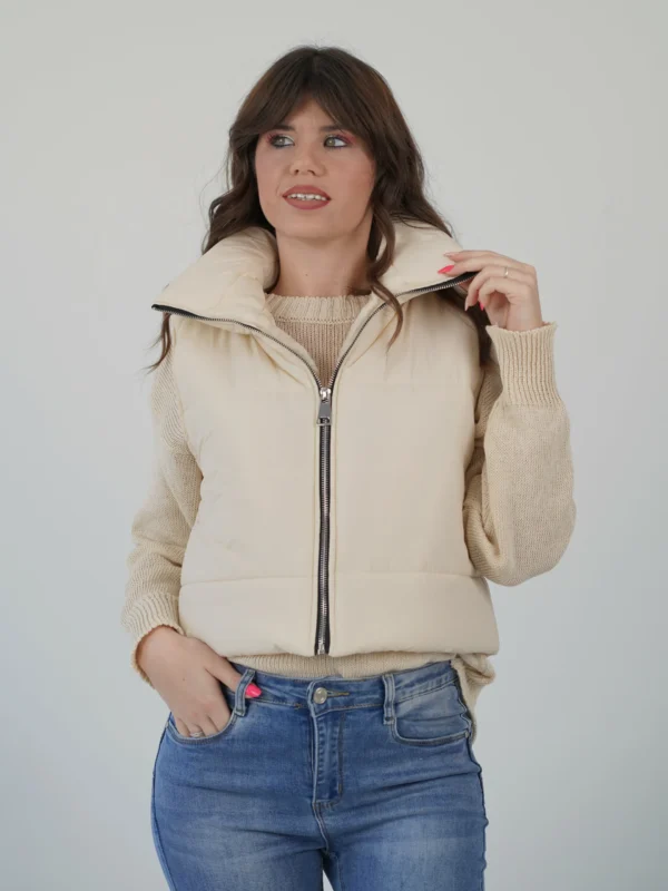 Bomberino Gilet - Panna - immagine 2