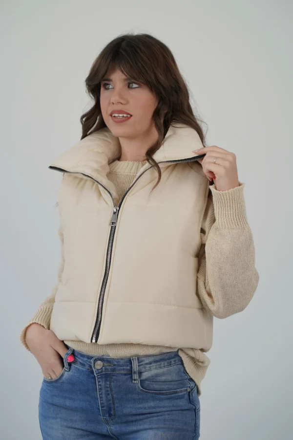 Bomberino Gilet - Panna