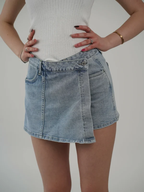 Pantagonnellina in Jeans