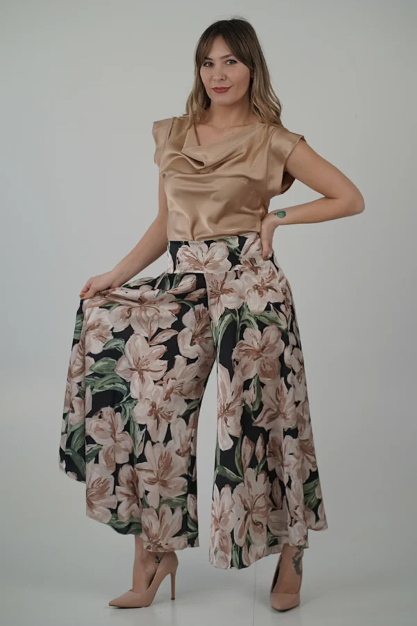 Pantalone Trapezio - Beige