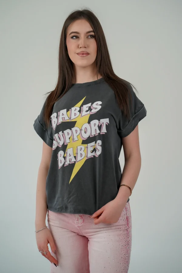 T-Shirt Babes Support Babes - immagine 2
