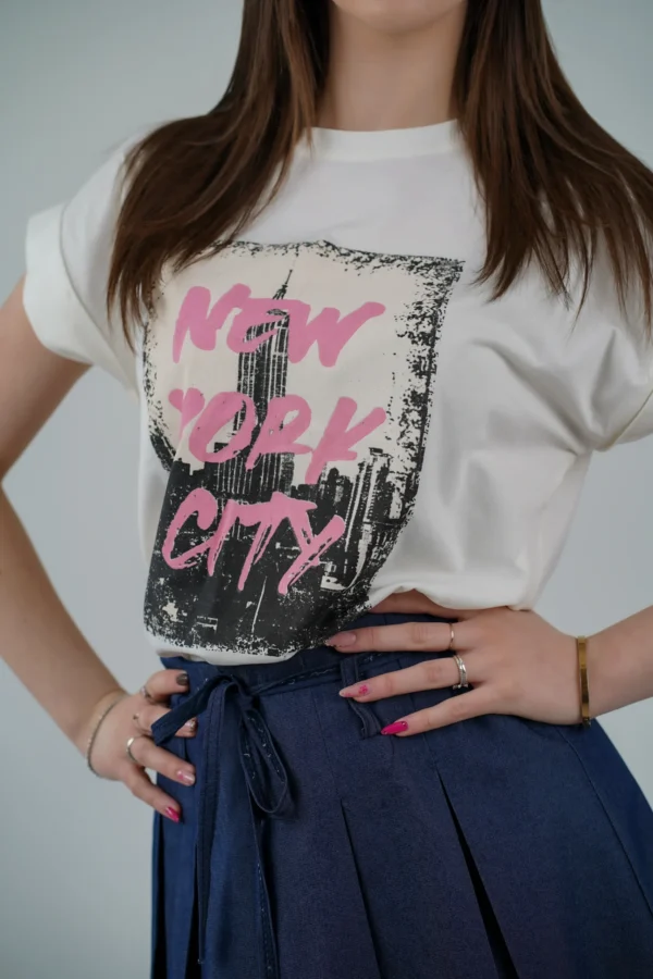 T-Shirt New York City - White