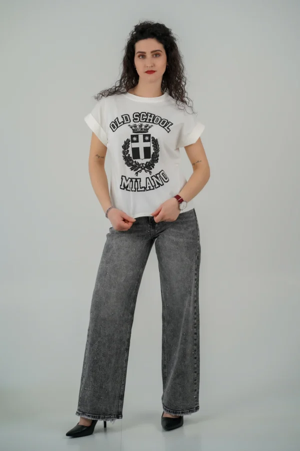 T-Shirt Old School Milano - immagine 3