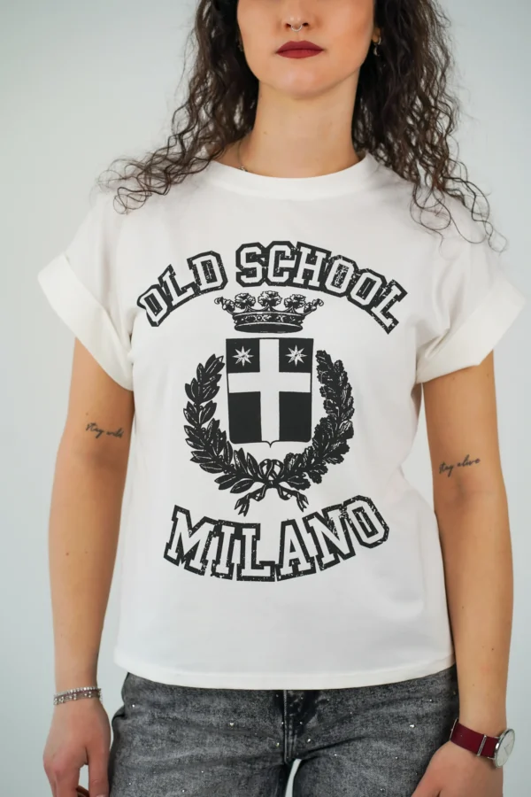T-Shirt Old School Milano - immagine 2