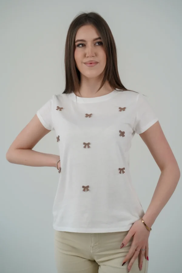 T-Shirt Little Flake - Cioccolato