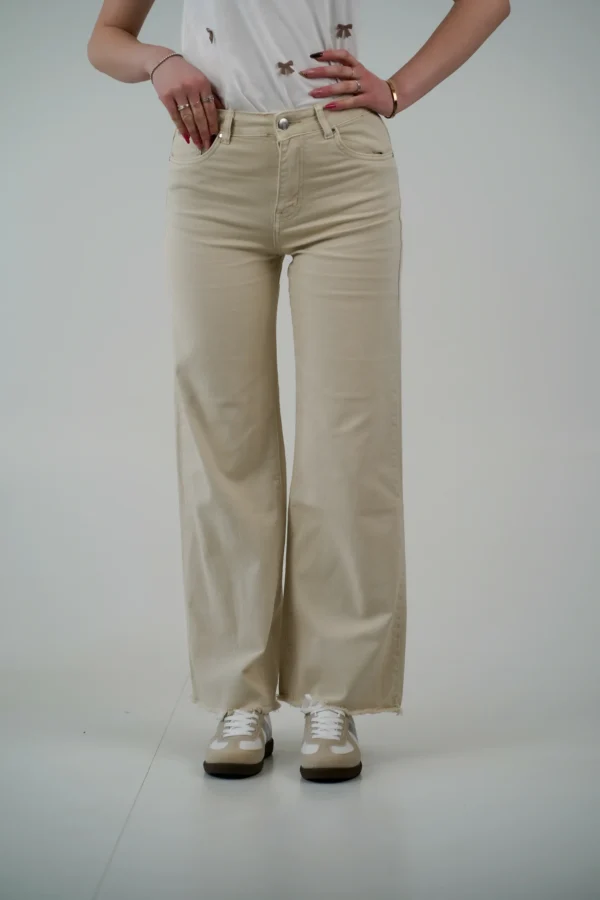 Jeans Wide Leg Sfrangiato - immagine 9