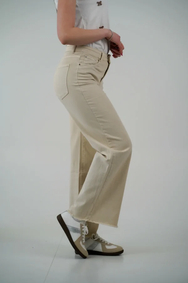 Jeans Wide Leg Sfrangiato - immagine 10