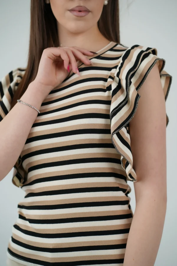 Maglia Volant Righe - immagine 3