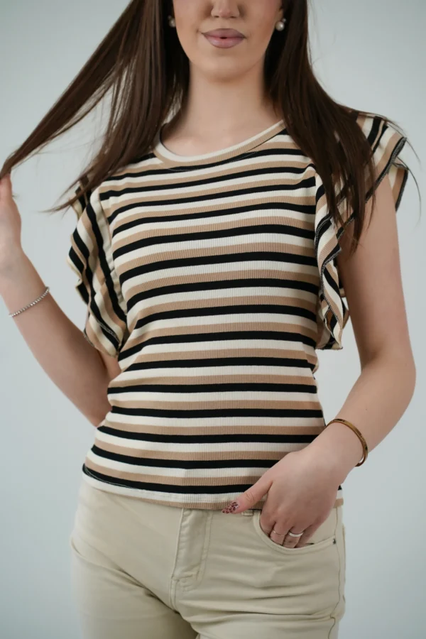 Maglia Volant Righe - immagine 4
