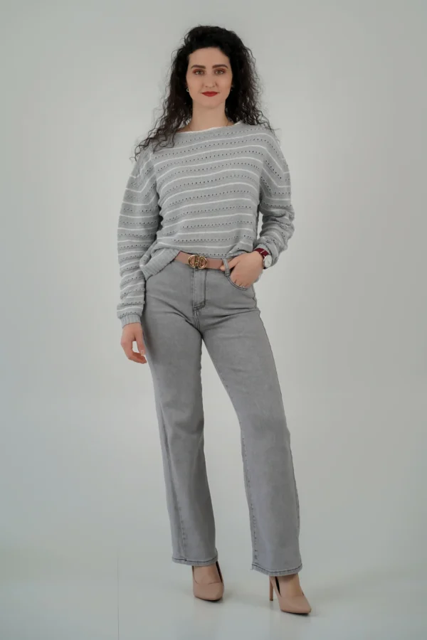 Maglia Freya - Grigia / Bianca - immagine 4