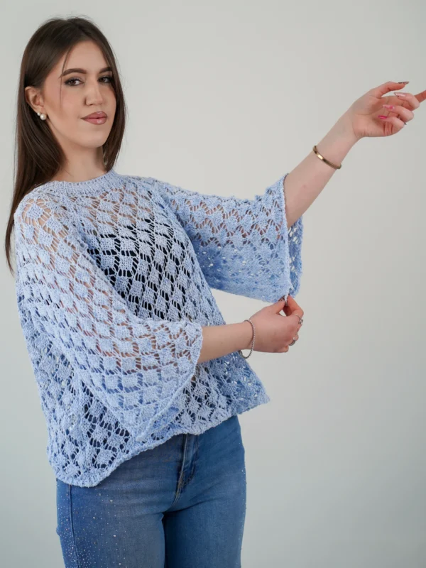 Maglia Trama Traforata - immagine 2