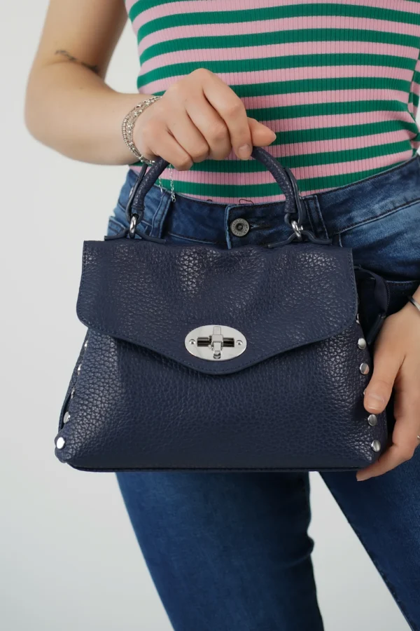 Borsa Martina - Borchie Argento
