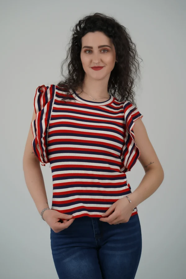 Maglia Volant Righe - immagine 7