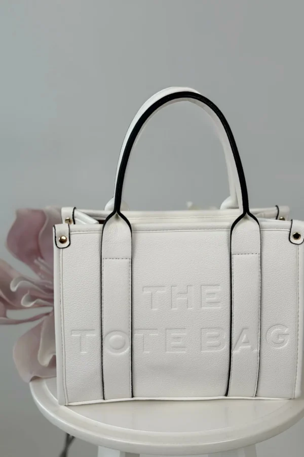 Borsetta The Tote Bag Mini - Bianco