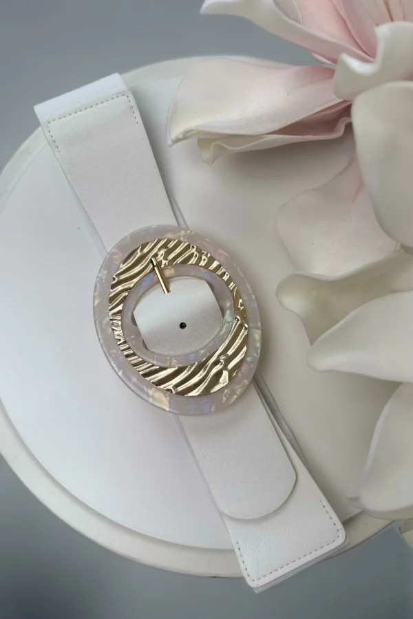 Cinturone Vibes Oro - Bianco