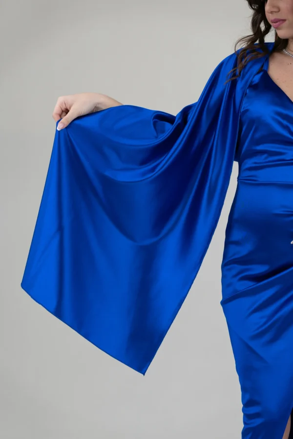 Stola Raso - Blu Elettrico