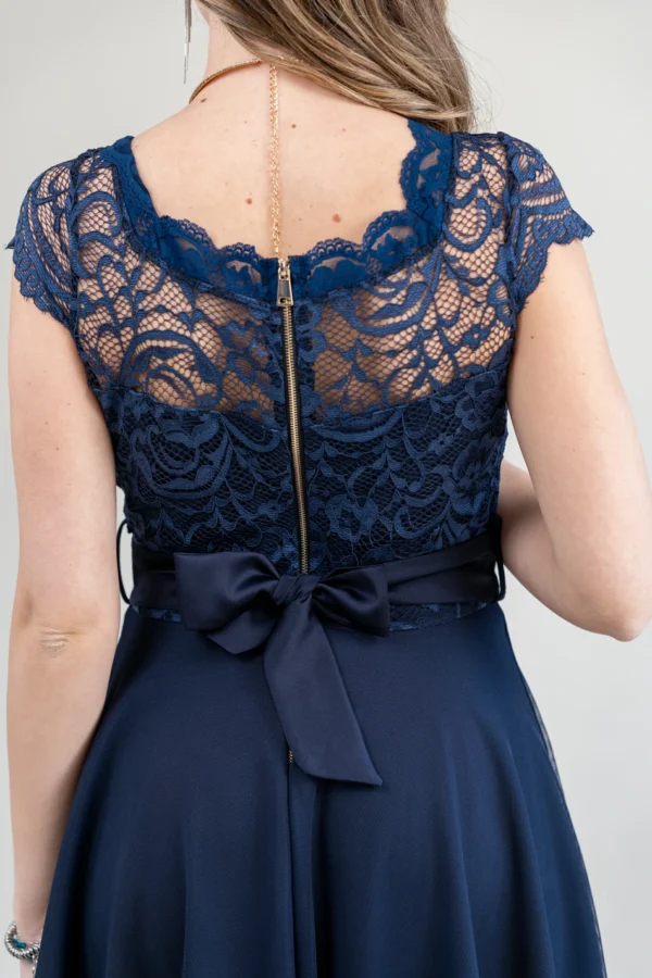 Abitino in Pizzo - Blu Notte - immagine 4