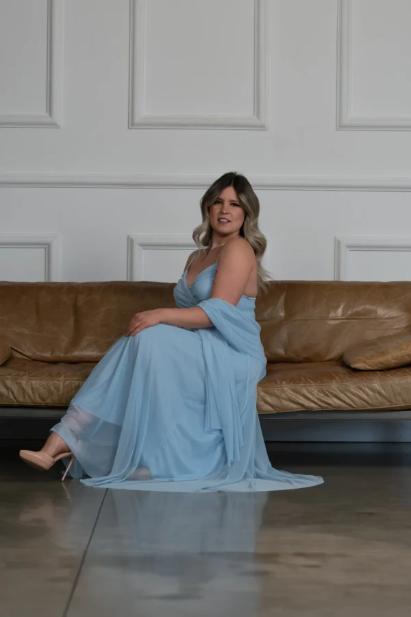 Abito Janette - Azzurro - immagine 2