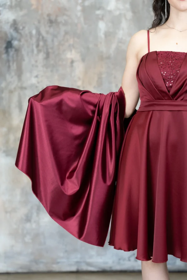Stola Satin - Bordeaux