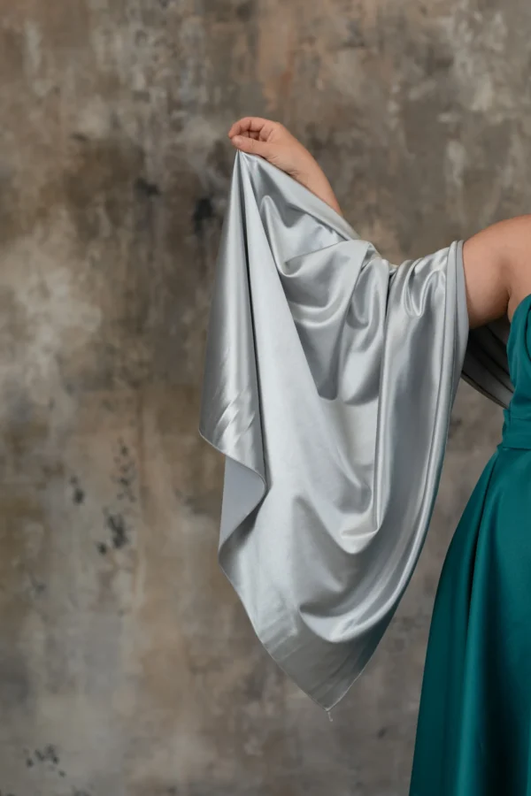 Stola Satin - Argento