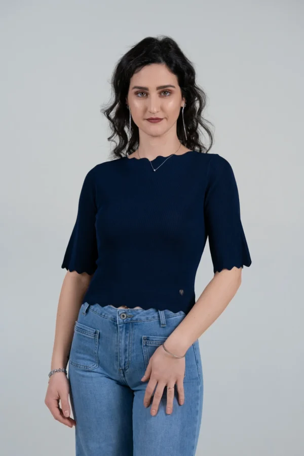 Maglia Orlo Ondulato - immagine 5