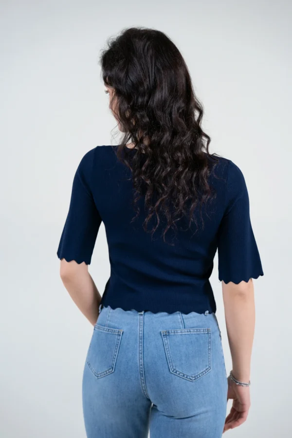 Maglia Orlo Ondulato - immagine 6