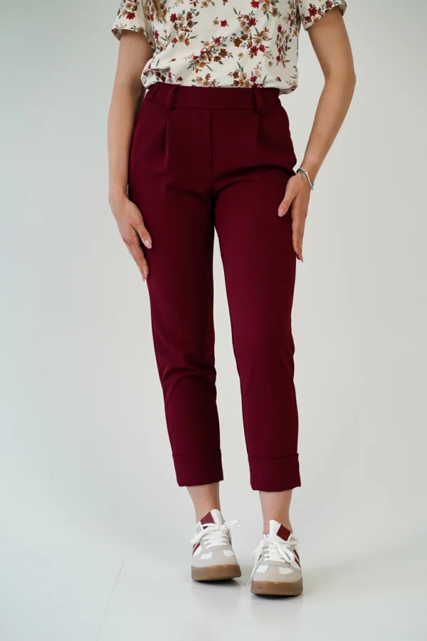 Pantalone Ginevra - S-40/42, Bordeaux